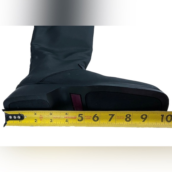 ETIENNE AIGNER Riding Boots Insulated Nylon Women’s Size 7 Black - Picture 8 of 12